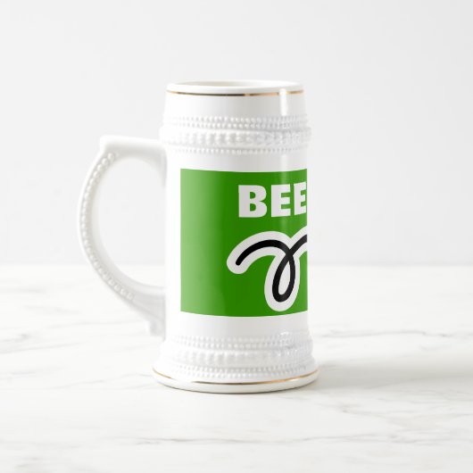 Golfbier-Tasse mit lustigem Zitat Bierglas (Links)