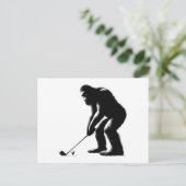 Golfbigfoot Feiertagspostkarte (Stehend Vorderseite)