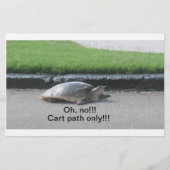 Golfbriefpapier Briefpapier (Vorderseite)