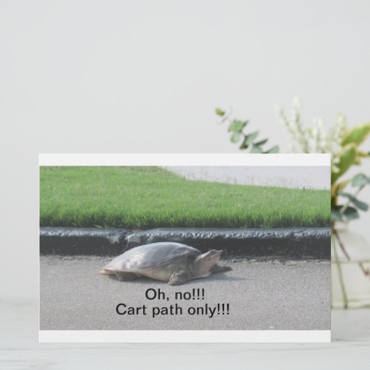 Golfbriefpapier Briefpapier (Stehend Vorderseite)