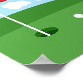 Golfbuchplakat - 100 Unterschriften Poster (Ecke)