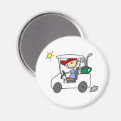 Golfcart-Magnet Magnet (Vorderseite/Rückseite)