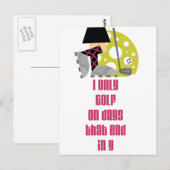 GolfChick Days Postkarte (Vorne/Hinten)
