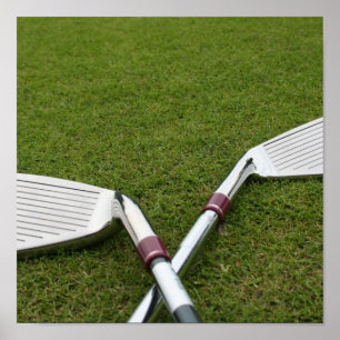 Golfclub-Druck Poster