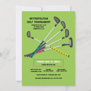 Golfclub-Einladung Einladung