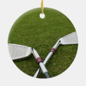 Golfclub-Entwurfs-Verzierung Keramik Ornament (Hinten)