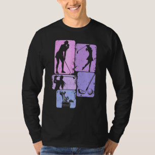 Golfclub Golfer Golf Damen Mädchen Kinder T-Shirt