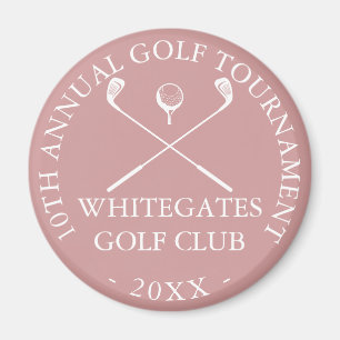 Golfclub-Turnier Benutzerdefiniert Dusty Rose Pink Magnet