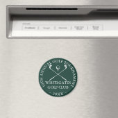 Golfclub-Turnier Custom Emerald Green Magnet (In Situ (Geschirrspüler))