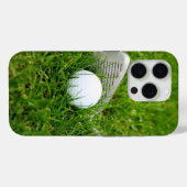 Golfclub und Golfball Case-Mate iPhone Hülle (Rückseite (Horizontal))