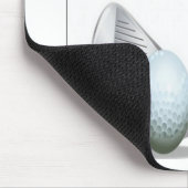 Golfclub- und Golfballentwurf Mousepad (Ecke)