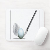 Golfclub- und Golfballentwurf Mousepad (Mit Mouse)