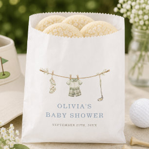 Golfclub-Wäscheleine-Baby-Shower-Mitgebsel Geschenktütchen