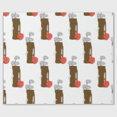 Golfclubs Geschenkpapier (Flach)