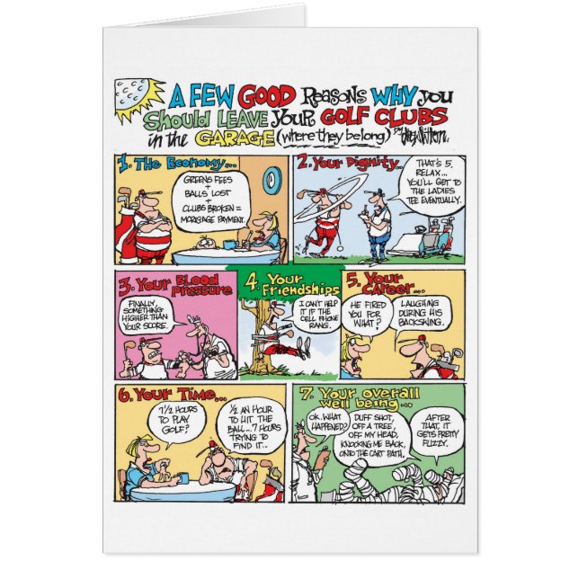 Golfclubs in der Garage (Vorne)