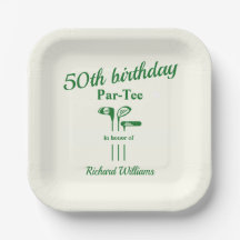 Golfclubs-Themen-Party Par Tee 50. Geburtstag