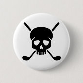 Golfclubschädel Button (Vorderseite)