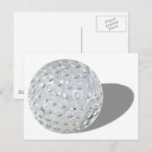 GolfCrystalBall092110 Postkarte (Vorne/Hinten)