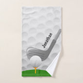Golfdesign Badetuch Set (Handtuch)