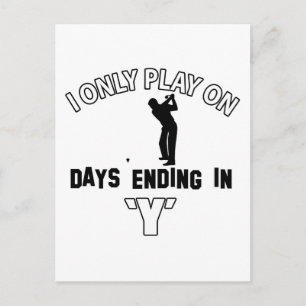 Golfdesigns Postkarte