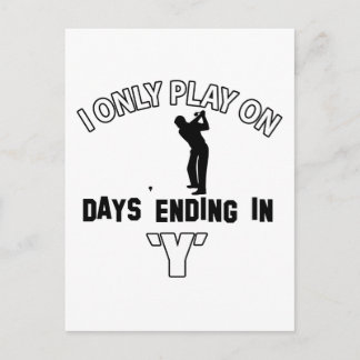 Golfdesigns Postkarte