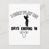 Golfdesigns Postkarte (Vorderseite)