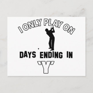 Golfdesigns Postkarte