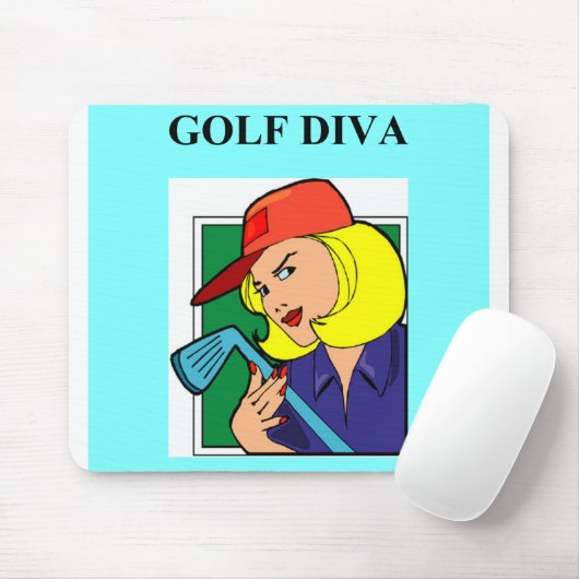 Golfdiva Mousepad (Mit Mouse)