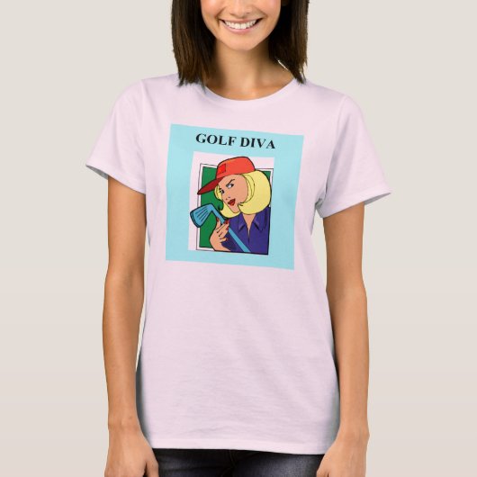 Golfdiva T-Shirt (Vorderseite)