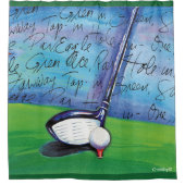 GolfDuschvorhang Duschvorhang (Vorderseite)