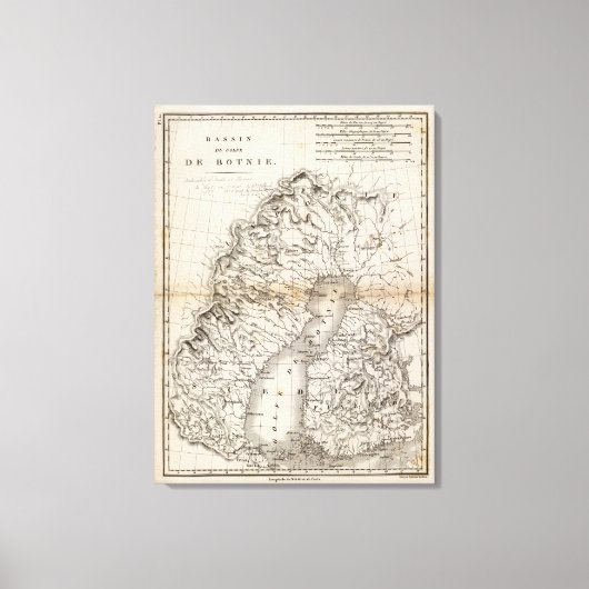 Golfe de Botnie Leinwanddruck (Vorderseite)