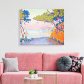 Golfe Juan | Paul Signac | Leinwanddruck (Insitu (Wohnzimmer))
