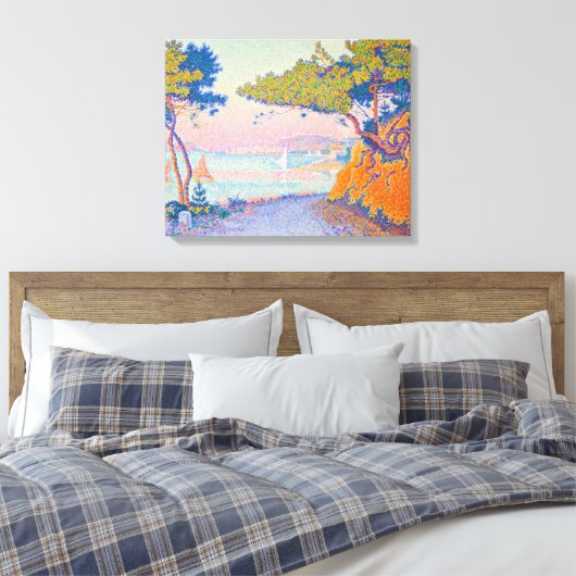 Golfe Juan | Paul Signac | Leinwanddruck (Insitu (Schlafzimmer))