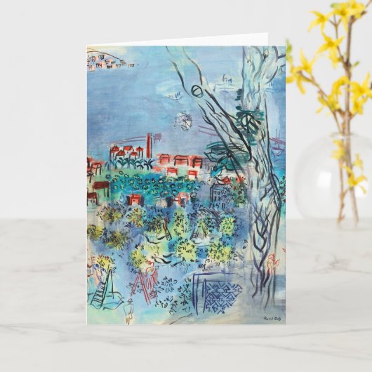 Golfe-Juan | Raoul Dufy Karte (Gelbe Blume)