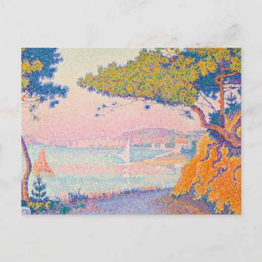 Golfe Juan von Paul Signac Postkarte (Vorderseite)