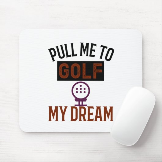 Golfen Der Traum Mousepad (Mit Mouse)