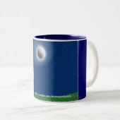 "GOLFEN DURCH MOONLIGHT" Funny Golfers Tasse (VorderseiteRechts)