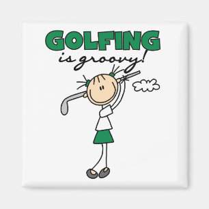 Golfen ist Groovy Magnet