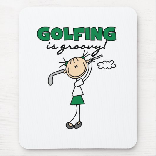 Golfen ist Groovy Mousepad (Vorne)