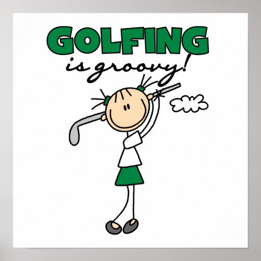 Golfen ist Groovy Poster (Vorne)