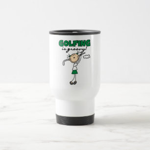 Golfen ist Groovy T-Shirts und Geschenke Reisebecher