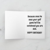 Golfen Karte (Innenseite)