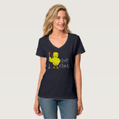 Golfen Kick Weißer Text T-Shirt (Vorderseite Vollansicht)
