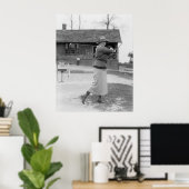 Golfen von Frauen, 1920er Poster (Heimbüro)