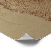 Golfende Mama Poster (Ecke)