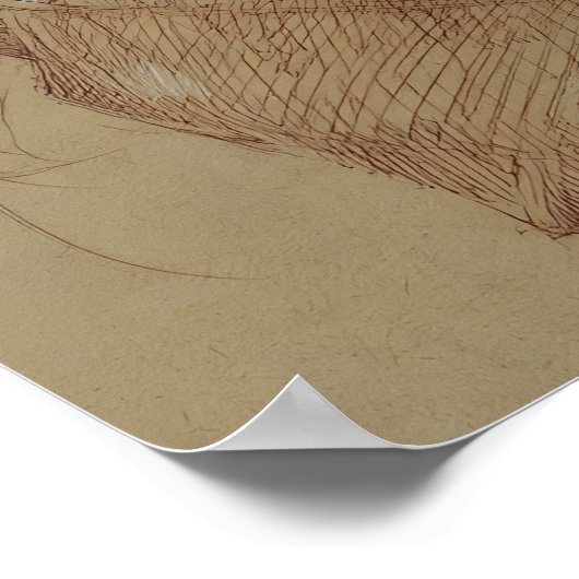 Golfende Mama Poster (Ecke)