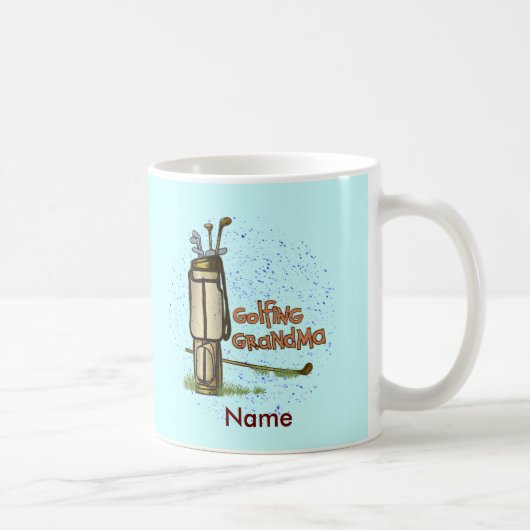 Golfende Oma Tasse (Rechts)