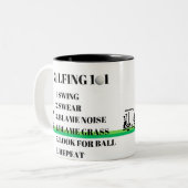 Golfende Tasse (Vorderseite Links)