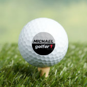 Golfer 1 Personalisiert Golfball (Insitu T-Shirt)