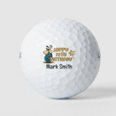 Golfer 75th Birthday Golfball (Vorderseite)